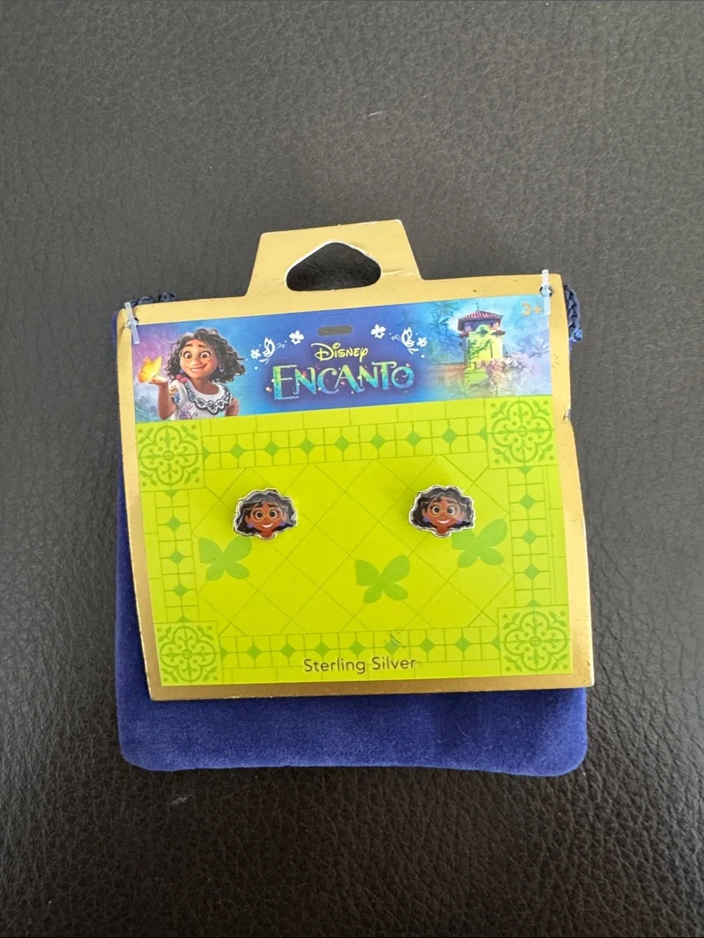 Disney Encanto Sterling Silver Earrings NWT Neon Tuesday